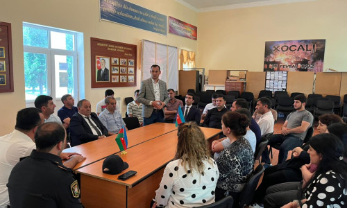 Xocalı rayonunda narkomaniyaya qarşı maarifləndirici tədbir keçirilib